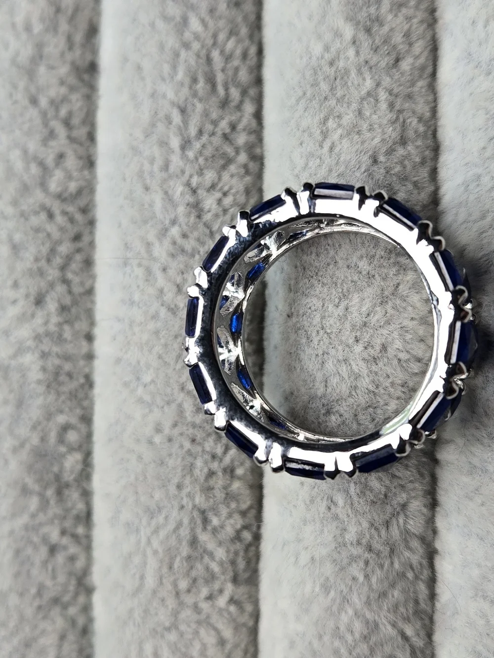 Size 6 Bomb Party Septembe Cubic Zirconia Kaleidoscope Of Sparkle Rhodium Plated